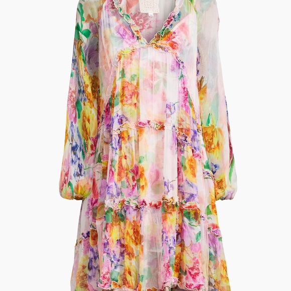 Johnny Was “Fiona Mini Silk Dress”. New with tags. - Picture 4 of 15